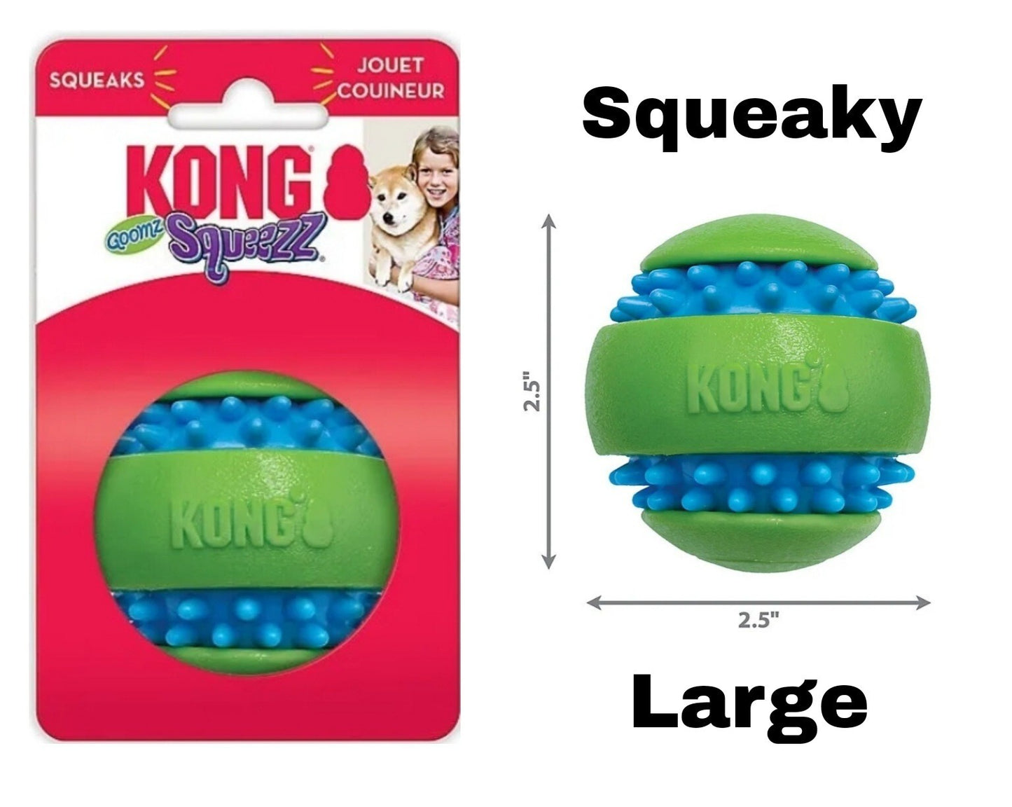 KONG Squeezz Goomz Ball