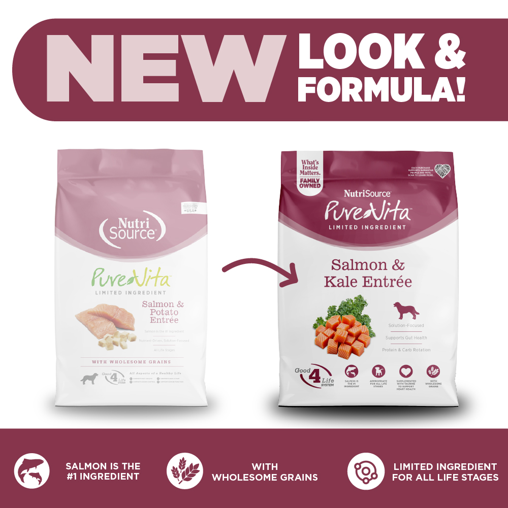 NutriSource Pure Vita Salmon & Kale Entrée - Perro