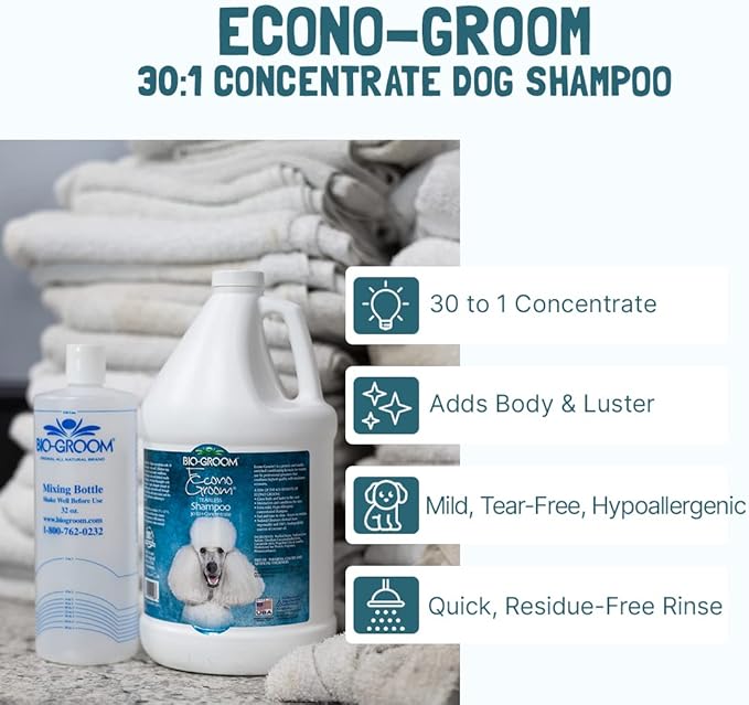 Bio - Groom Econo - Groom Champú Súper Concentrado Galón - PetRepublicGtBio - Groom