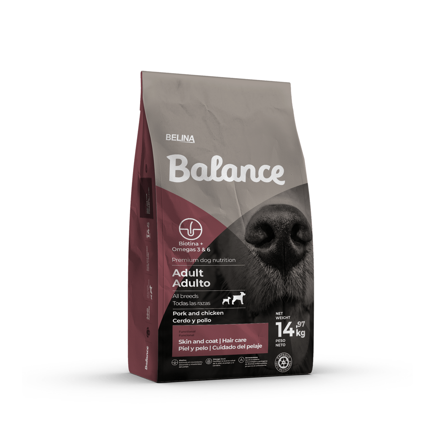 Concentrado Balance Piel y Pelo pollo y cerdo para perro - Pet Republic GTPet Republic GT2 KG