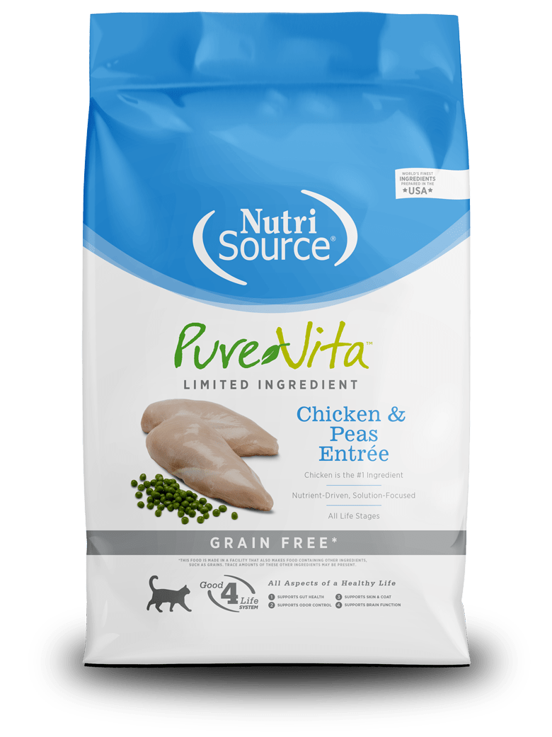 Entrada de Pollo y Guisantes Gatos - GF - PetRepublicGtNutrisource4 LB (32% - 18%)