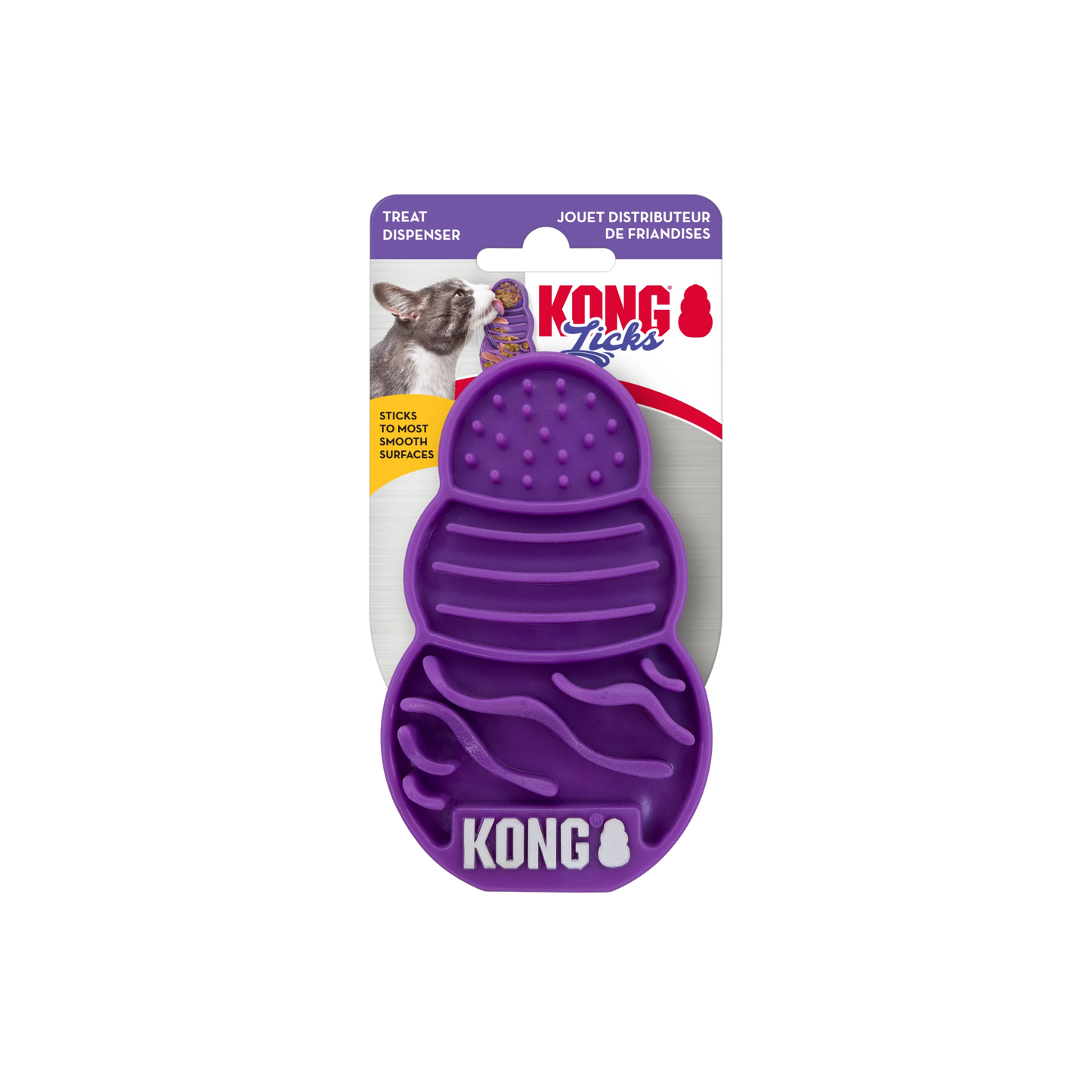 KONG Licks Kitty Mat – Alfombrilla de Lamer para Gatos con Ventosas - PetRepublicGtPetRepublicGt