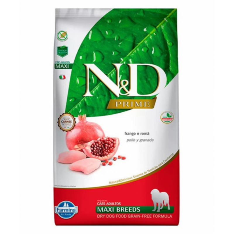 N&D Prime Pollo & Granada Adult Maxi 10.1 kg