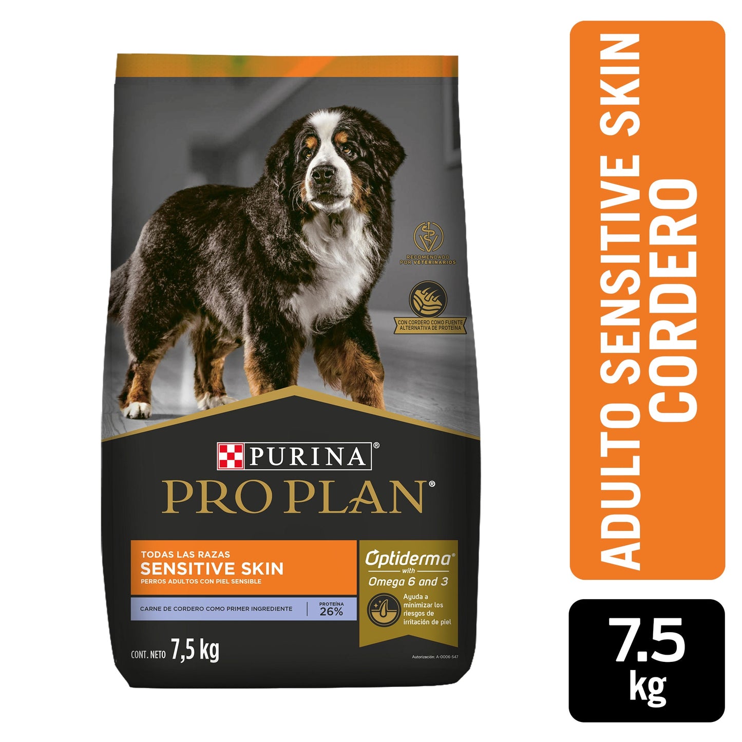 Pro Plan Adulto Cordero Piel Sensible - PetRepublicGtPurina7.5 KG