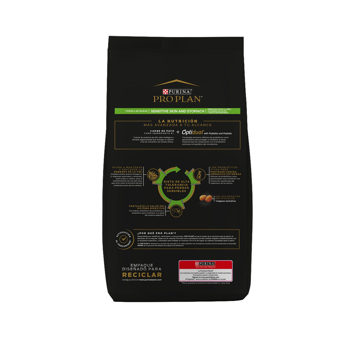 Pro Plan Adulto Estomago Sensible - PetRepublicGtPurina3.5 KG
