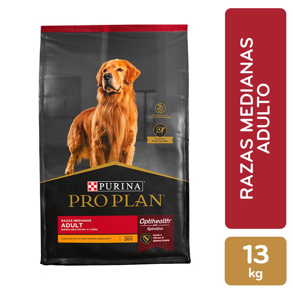 Pro Plan Adulto Raza Mediana - PetRepublicGtPurina13 KG