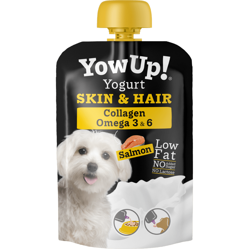 Yogurt para Perros YowUp! Skin & Hair – Salmón, Colágeno y Omega 3 & 6 (115g) - PetRepublicGtYowUp!