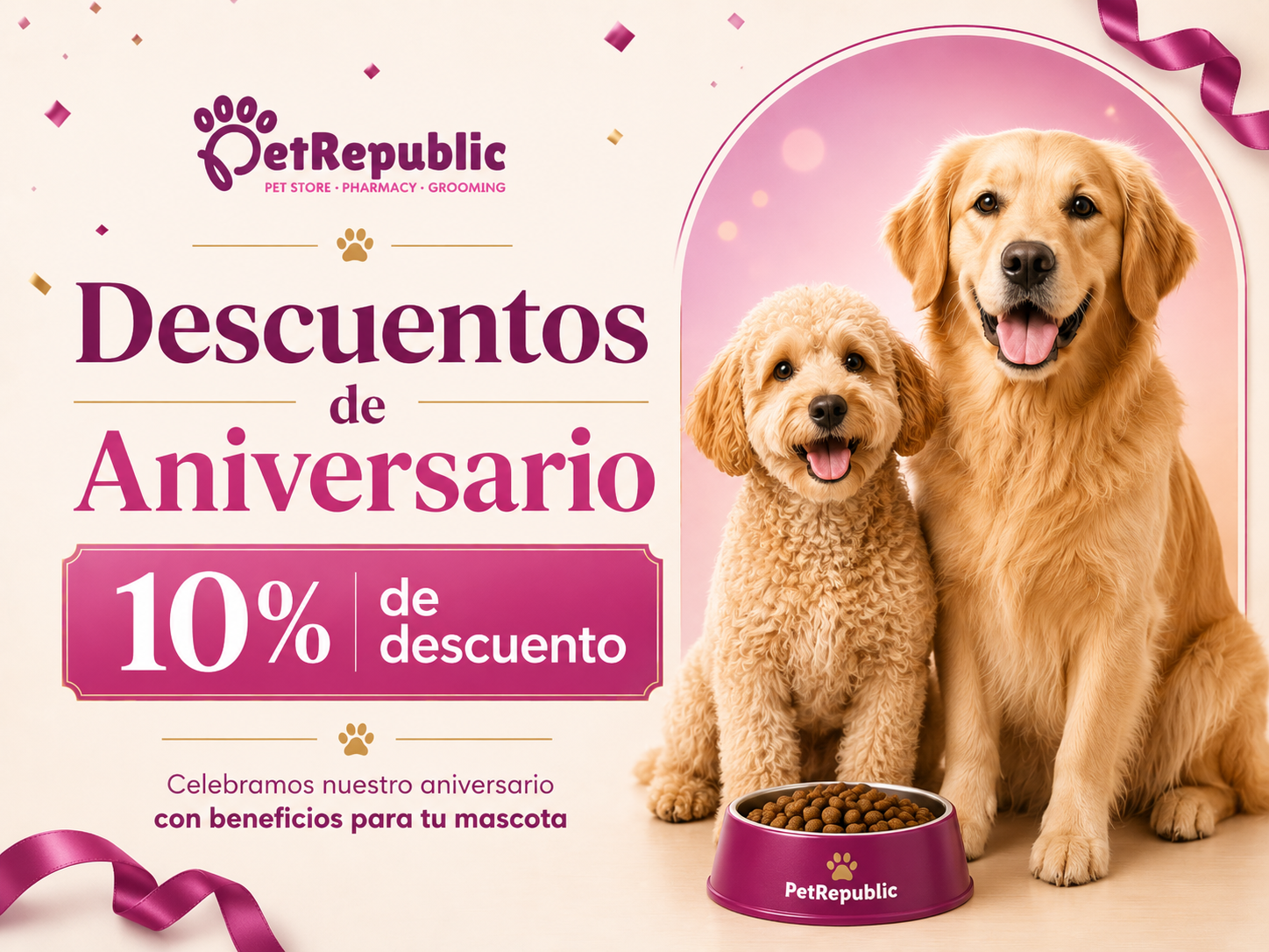 Descuentos de Aniversario: 10% en productos seleccionados
