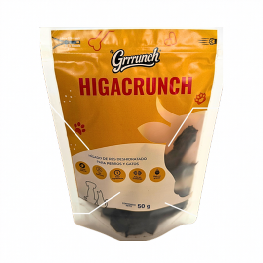 Higacrunch Grrrunch hígado de res deshidratado