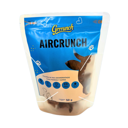 Aircrunch Grrrunch pulmón de res deshidratado