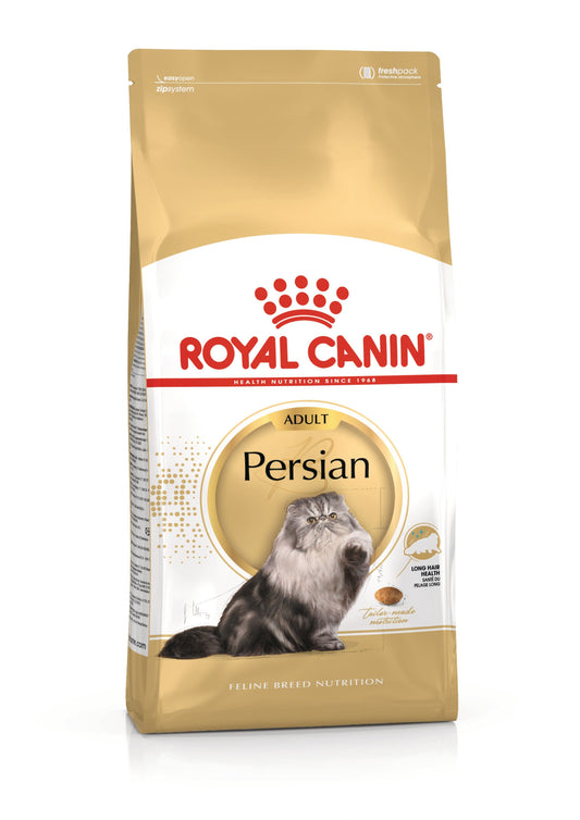 Bolsa de Royal Canin Persian Adult alimento seco para gatos persas adultos, vista frontal
