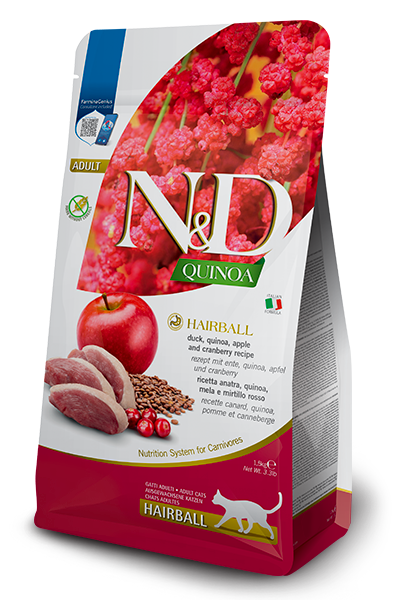 N&D Quinoa Feline Hairball 1.5KG