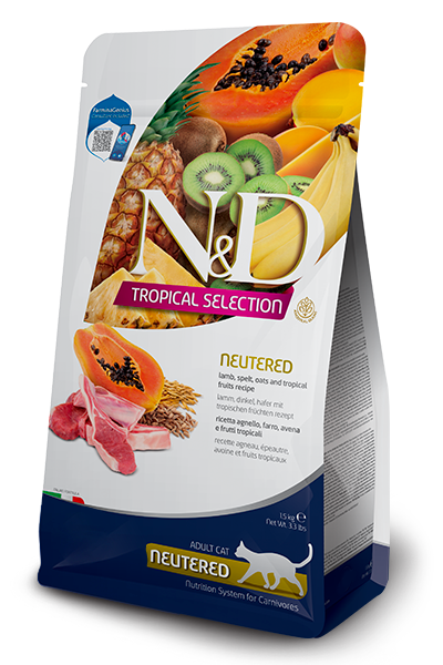 N&D Tropical Selection Neutered Cordero Feline