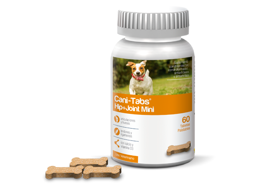 Cani-Tabs® Hip + Joint Mini - Small Dogs MSM Condroprotector 100 tabletas