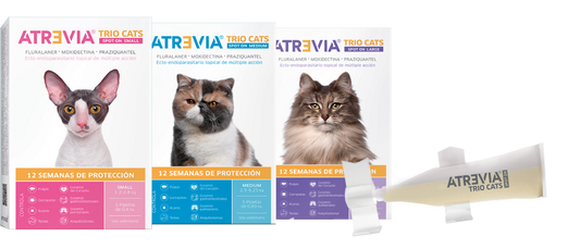 ATREVIA TRIO CATS - Pipeta antipulgas