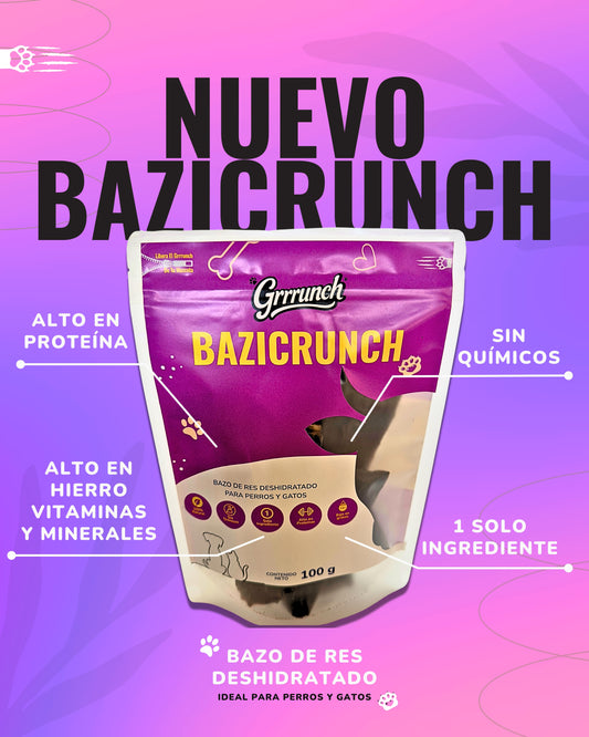 Bazicrunch – Bazo de Res Deshidratado para Perros y Gatos