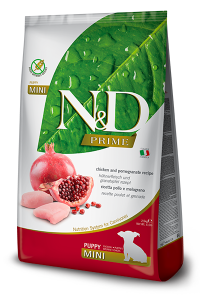 N&D Prime Pollo & Granada Puppy Mini 2.5 KG