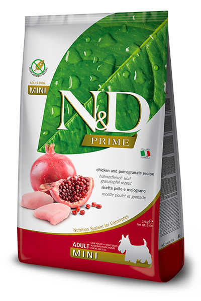N&D Prime Pollo & Granada Adult Mini 2.5 KG