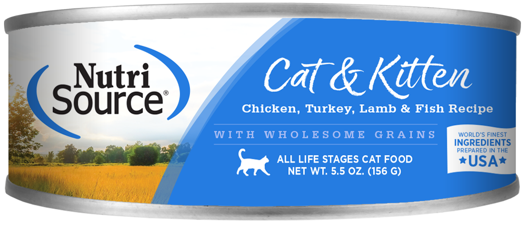 NutriSource Comida Humeda Gato - Pollo, Cordero Pavo y Pescado