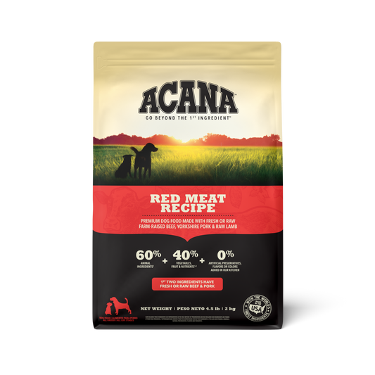 ACANA Red Meat Recipe para Perros 2KG - 4.5lbs