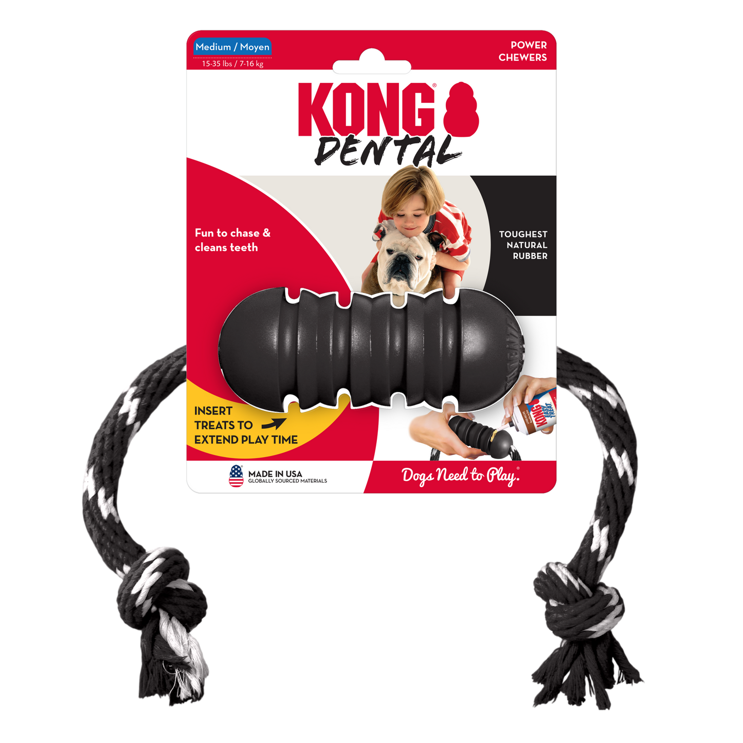 KONG Extreme Dental W/rope