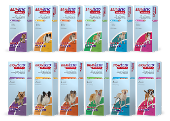 Bravecto 1M Triple para perros