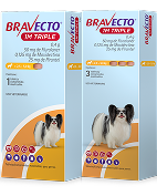 Bravecto 1M Triple para perros pequeños