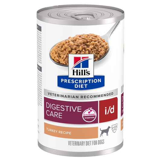 Hill’s Prescription Diet i/d Digestive Care Lata de Pavo para Perro 370 g