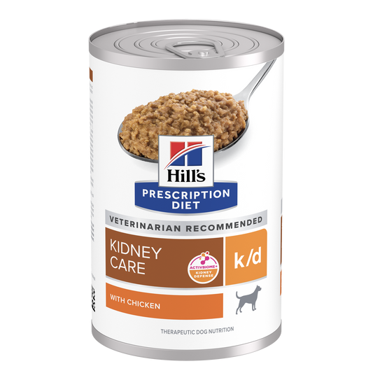Hill’s Prescription Diet k/d Kidney Care Lata de Pollo para Perro 370 g