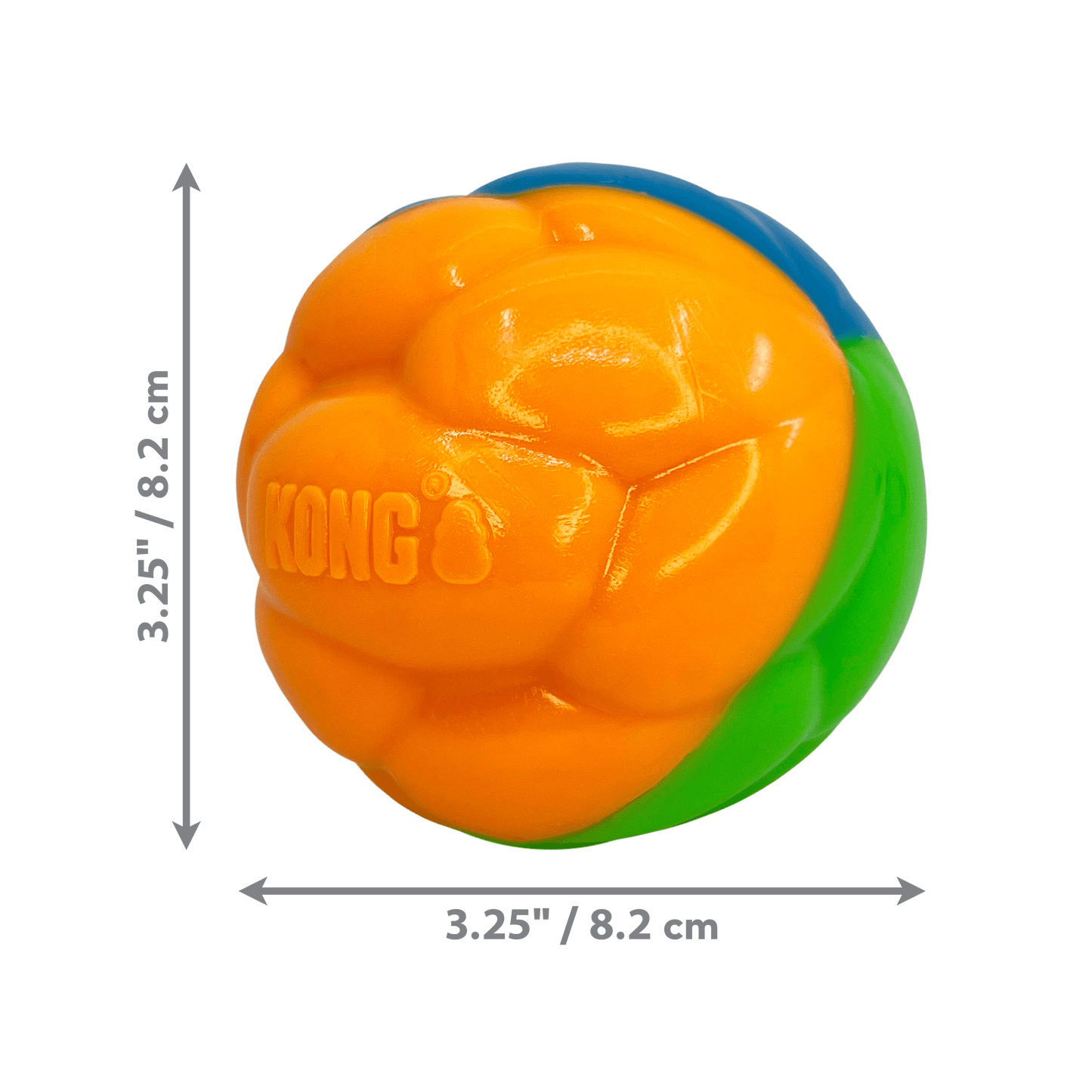 KONG Twist High Viz Ball