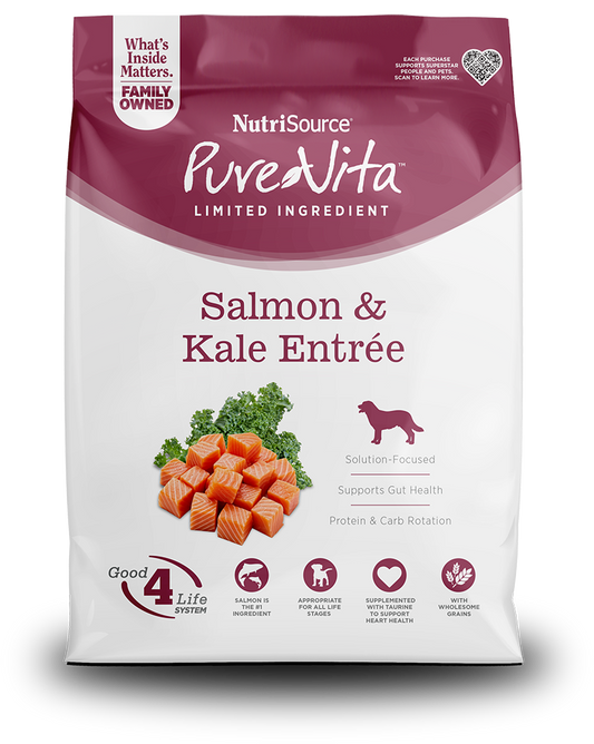 NutriSource Pure Vita Salmon & Kale Entrée - Perro