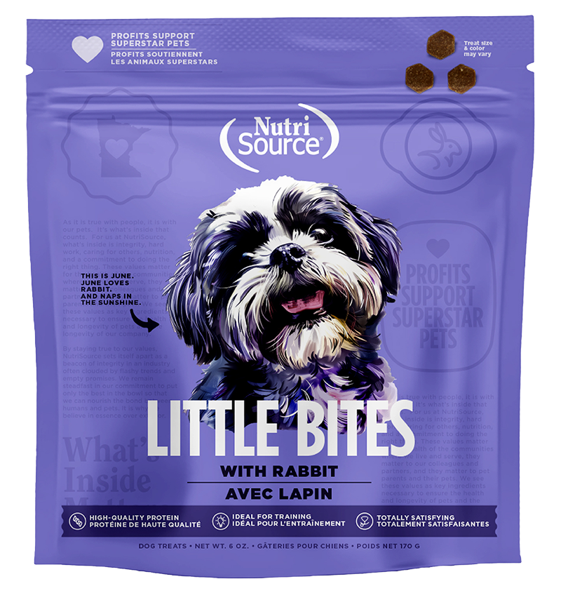 NutriSource Little Bites with Rabbit - Treats de Conejo para Perros