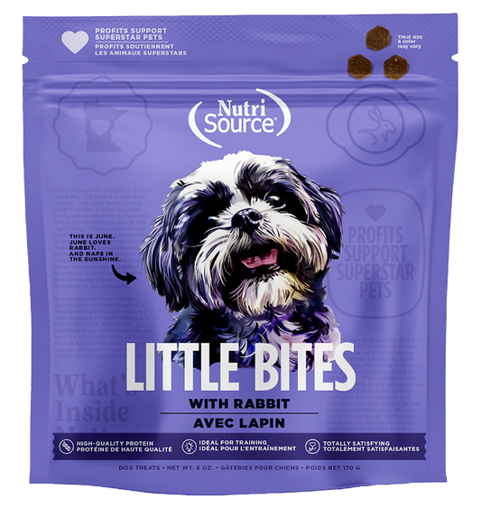 NutriSource Little Bites with Rabbit - Treats de Conejo para Perros