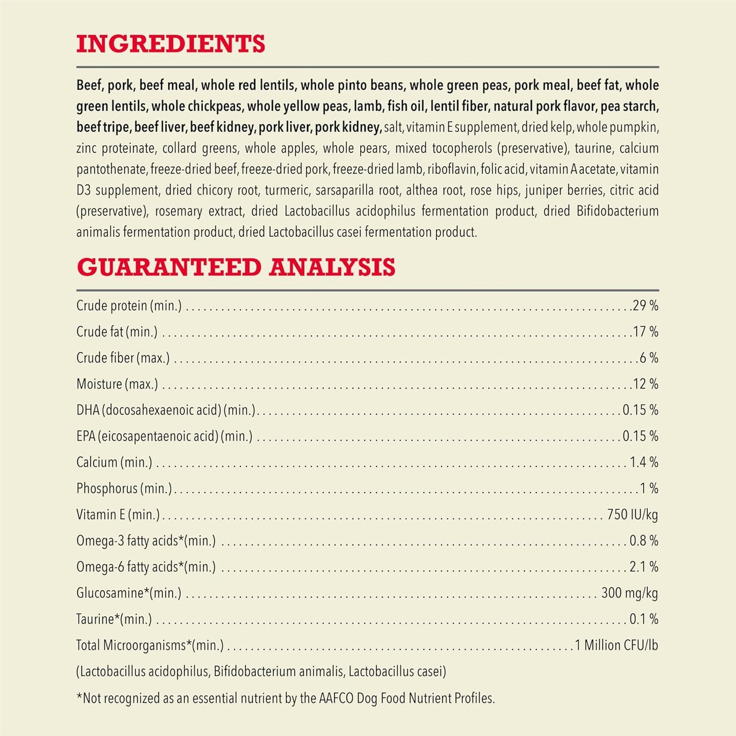 ACANA Red Meat Recipe para Perros 2KG - 4.5lbs