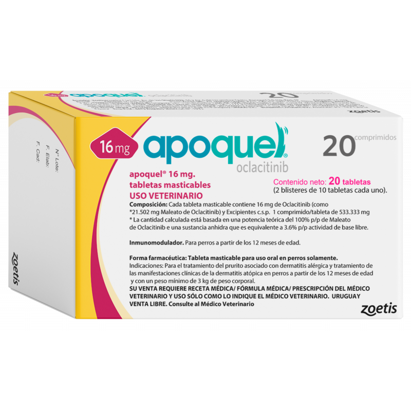 Apoquel Masticable 16 mg - Perros