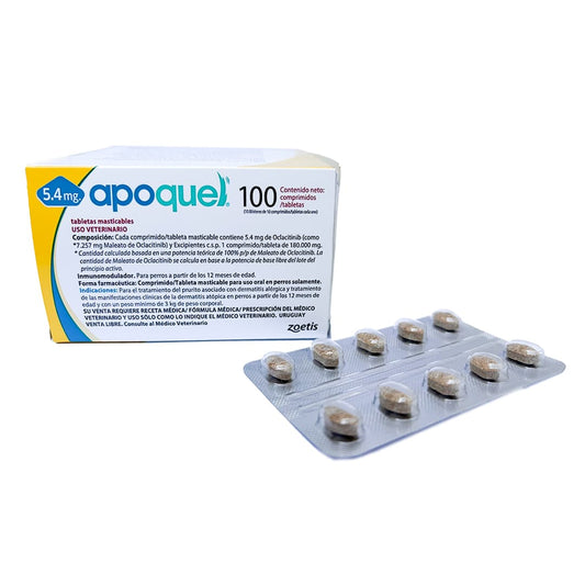Apoquel Masticable 5.4 mg - Perros