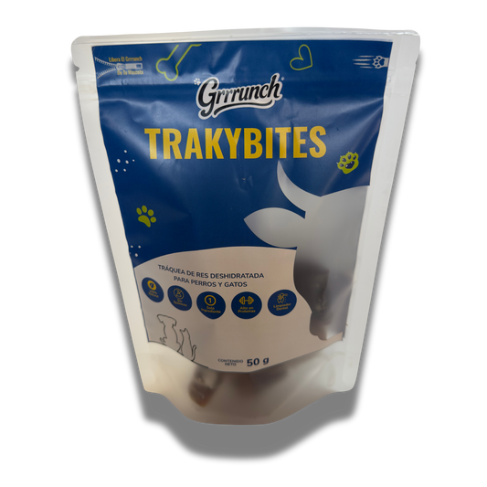 Trakybites – Tráquea de Res Deshidratada para Perros y Gatos