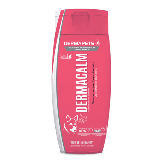 Dermacalm Shampoo 350 ml | Shampoo para aliviar la picazón en perros y gatos - Pet Republic GTPet's Pharma