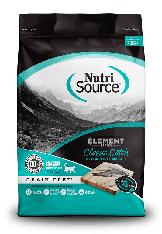 Element Series – Pesca Classica - Eglefino, Trucha y Bacalao 4lb - PetRepublicGtNutrisource
