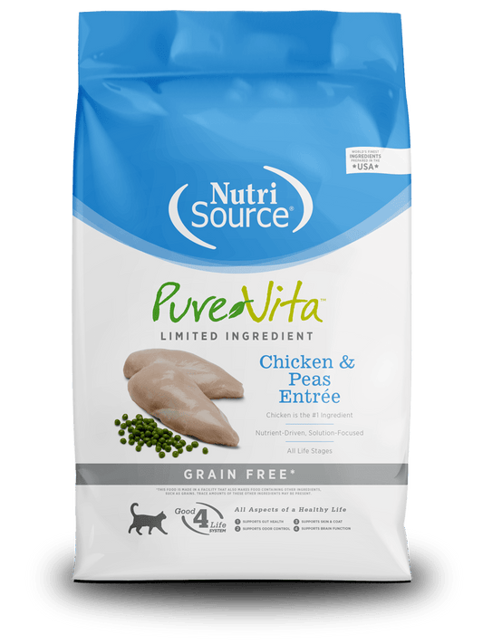 Entrada de Pollo y Guisantes Gatos - GF - PetRepublicGtNutrisource4 LB (32% - 18%)