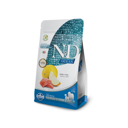 N&D Ocean Salmón & Melón Adult Medium & Maxi 10.1 kg