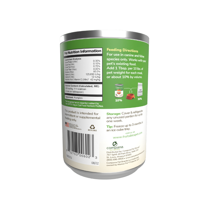 Fruitables Healthy Digestion & Weight Supplement – Suplemento para una buena digestión y peso para perros y gatos - Pet Republic GTFruitables