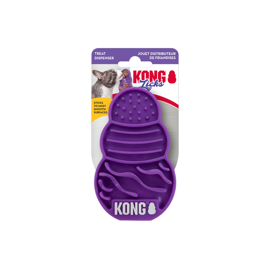 KONG Licks Kitty Mat – Alfombrilla de Lamer para Gatos con Ventosas - PetRepublicGtPetRepublicGt