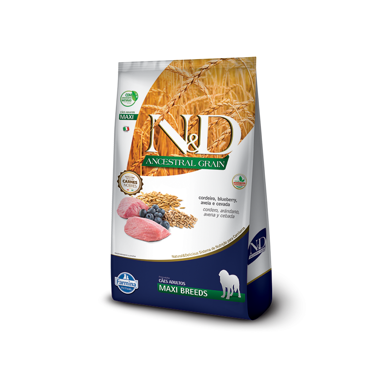 N&D Ancestral Grain Cordero & Arándanos Adult Maxi 10.1 kg