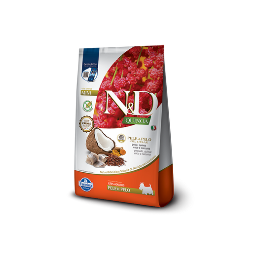 N&D Quinoa Skin & Coat Arenque Adult Mini 2.5 kg