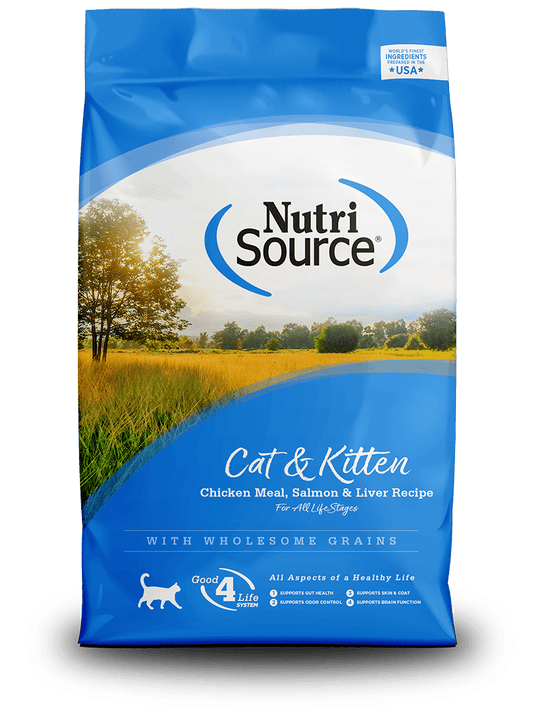 Pollo, Salmón e Hígado para Gatos y Gatitos - PetRepublicGtNutrisource4 LB (32% - 19%)