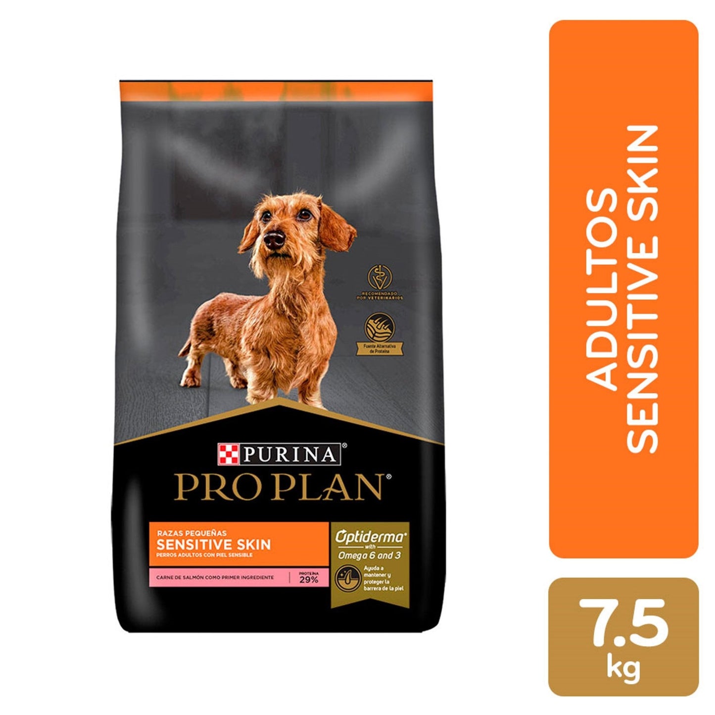 Pro Plan Adulto Piel Sensible Raza Pequeña - PetRepublicGtPurina7.5 KG