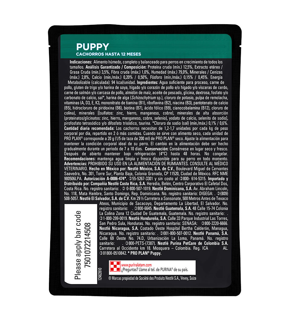 Pro Plan Pouch Cachorro Pollo en Salsa - PetRepublicGtPurinaIndividual