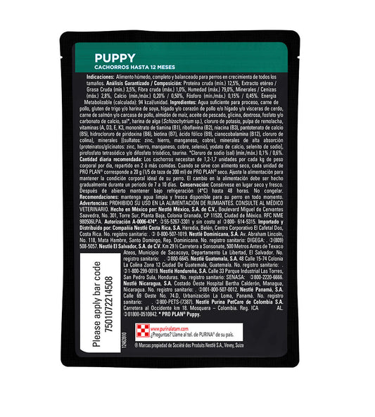 Pro Plan Pouch Cachorro Pollo en Salsa - PetRepublicGtPurinaIndividual