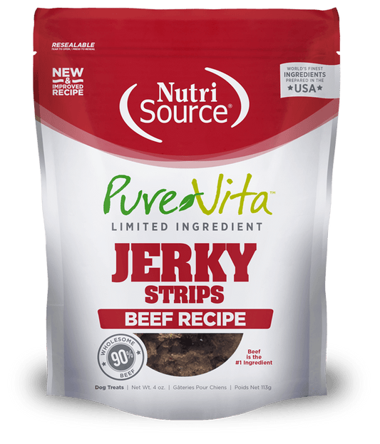 PureVita Jerky Strips Beef - PetRepublicGtNutrisource